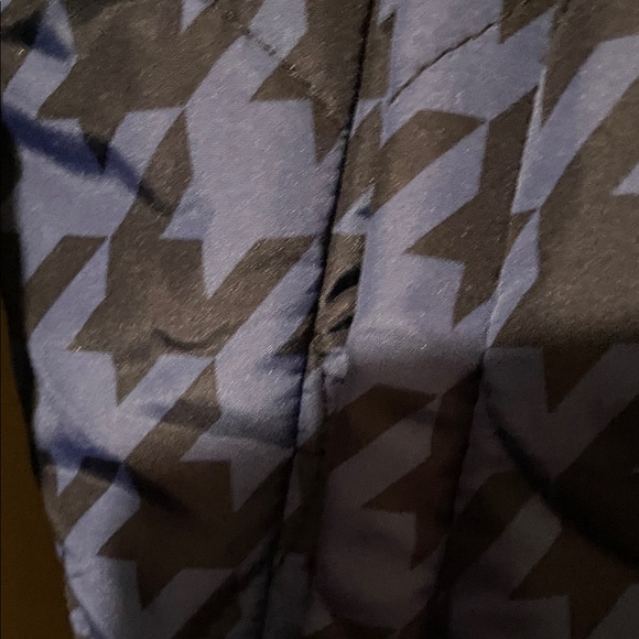 **NWOT**Susan Graver Blue Houndstooth Ski Jacket - Picture 4 of 8